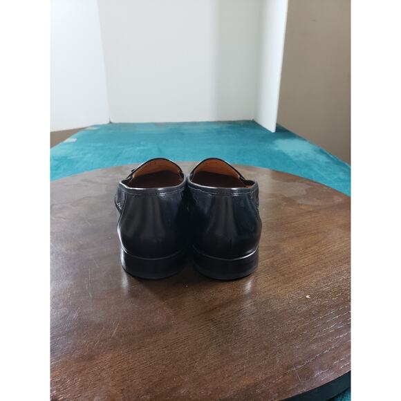 Paolo De Marco Loafers Sz 9 Mens Black Slip On Leather Genuine Lizard Spain main image 7